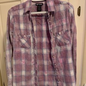 Hot Topic Acid Wash Flannel